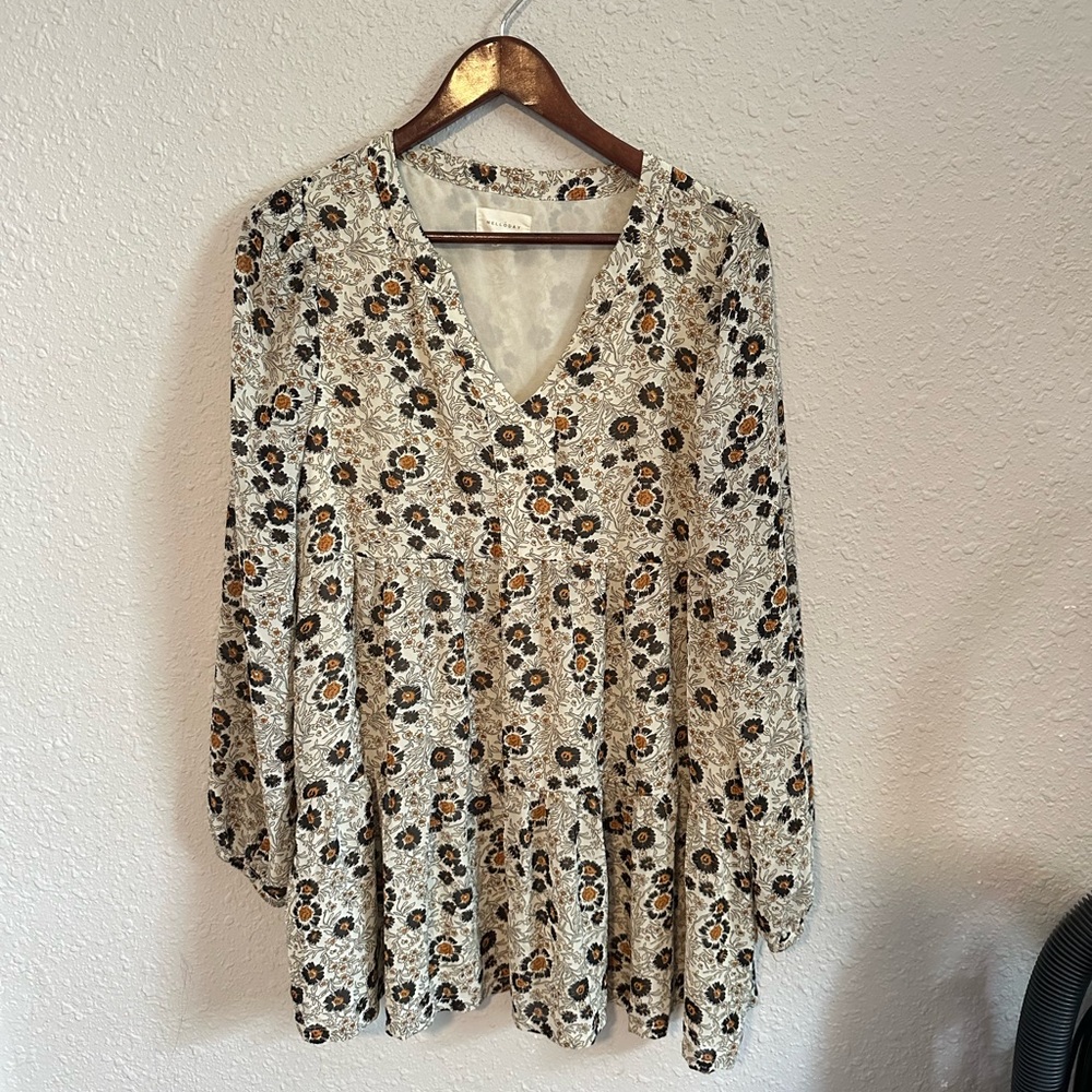 Melloday Floral V-Neck dress